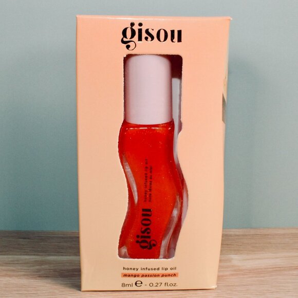 Gisou Honey Infused Lip Oil Mango Passion Punch 8ml 0.27 Fl Oz - Picture 5 of 8